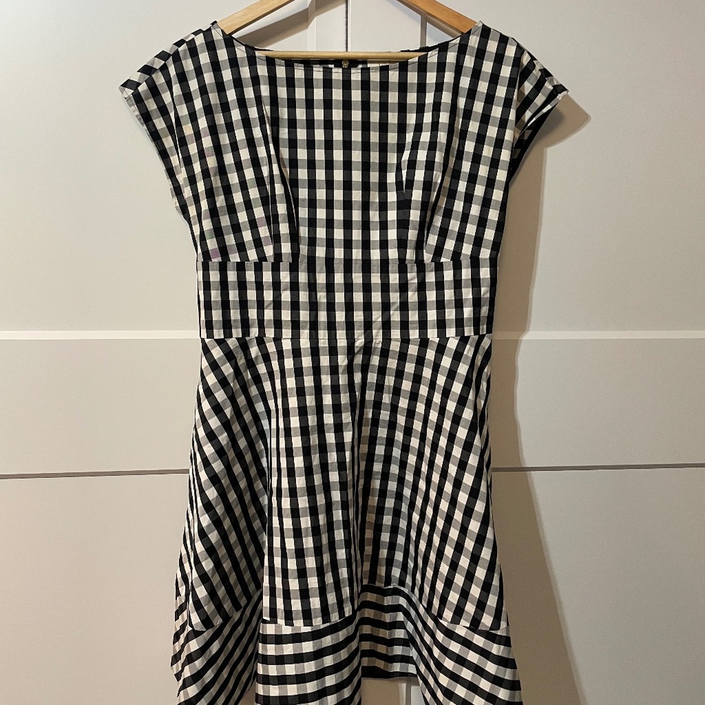 Kate Spade New York Gingham Fit & Flare Dress